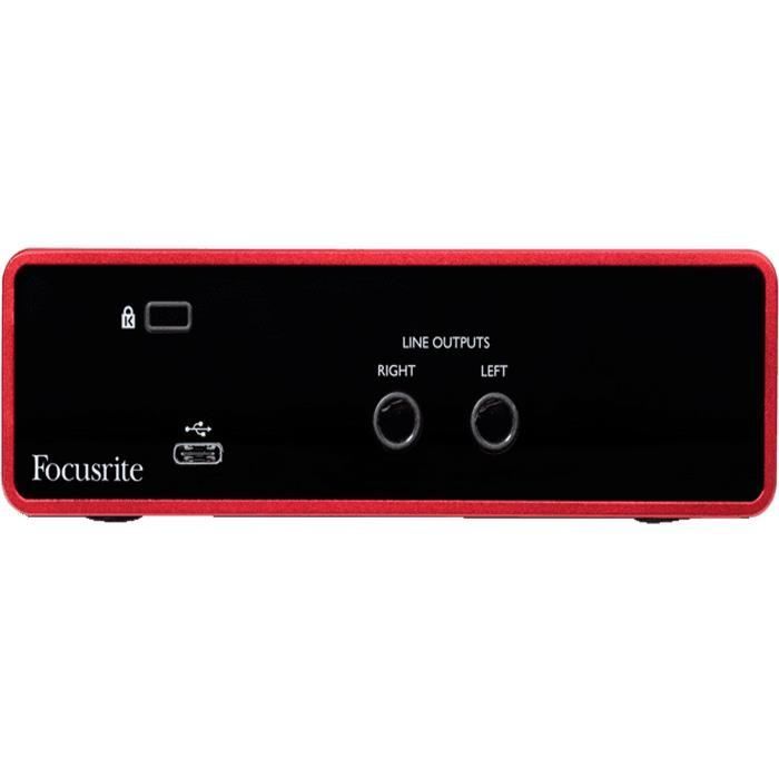 FOCUSRITE - SCARLETT3 SOLO - Audio interface - USB - 2 in/2 out USB-C