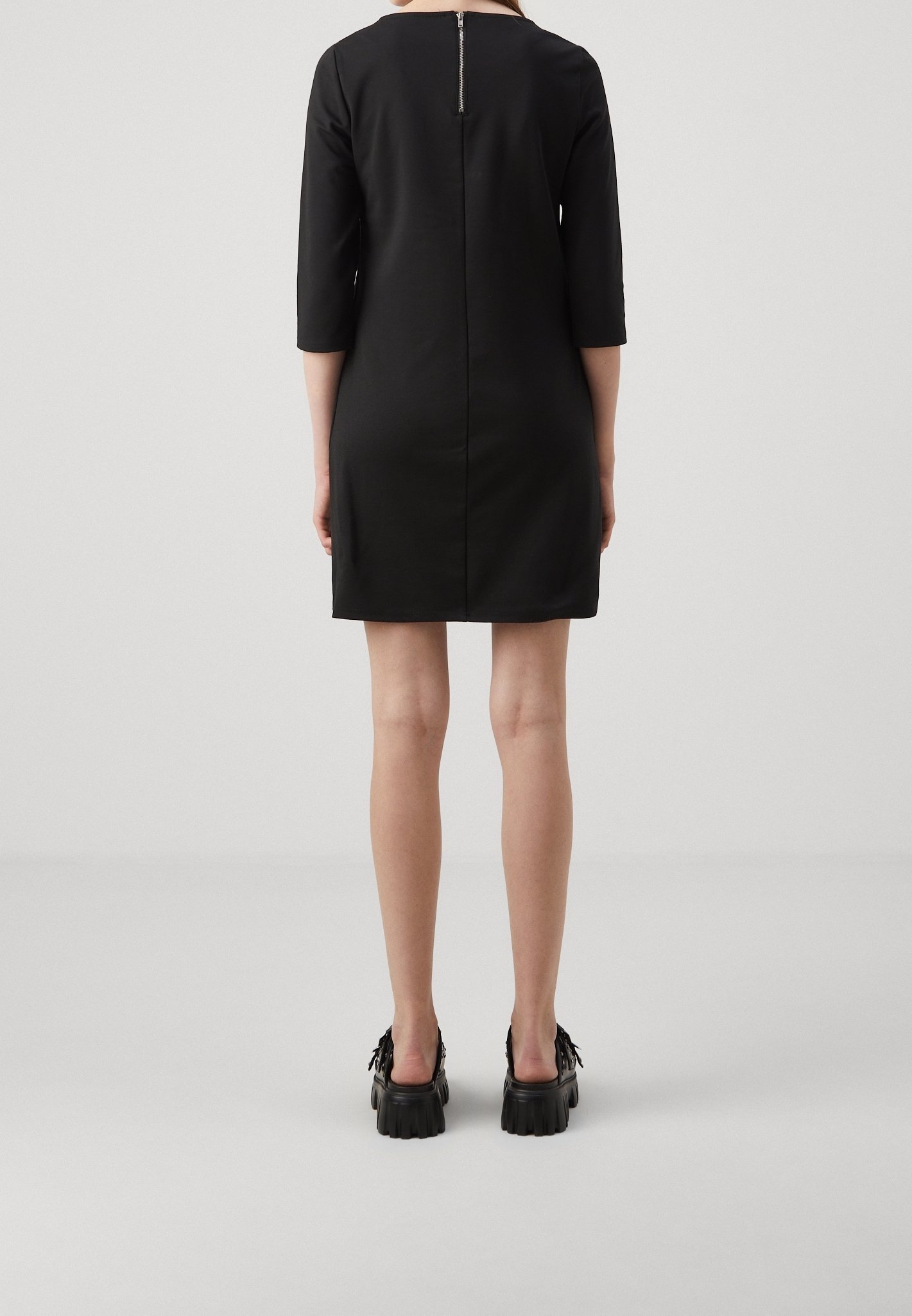 ALLEEN Jersey jurk - zwart