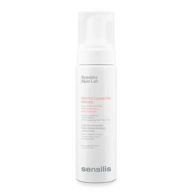 Sensilis Gentle Cleansing Mousse -puhdistusvaahto reagoivalle iholle, 200ml