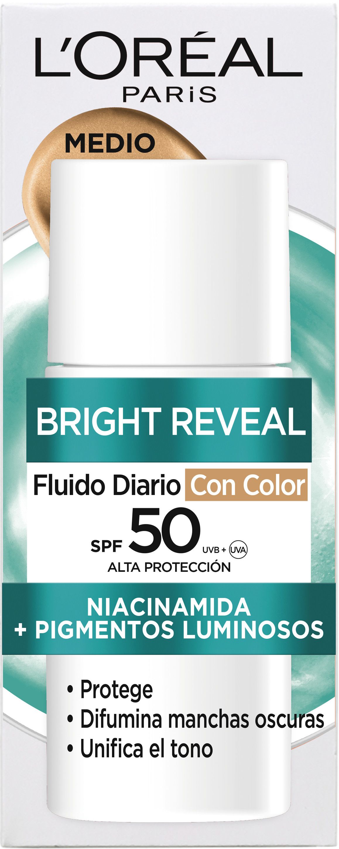 Bright Reveal dnevni fluid s bojom i niacinamidom SPF50 Kozmetika za lice