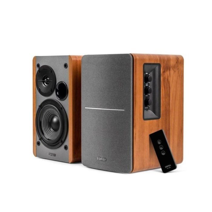 Enceinte connectée Hifi Edifier R1280T Bois - vendues par paire