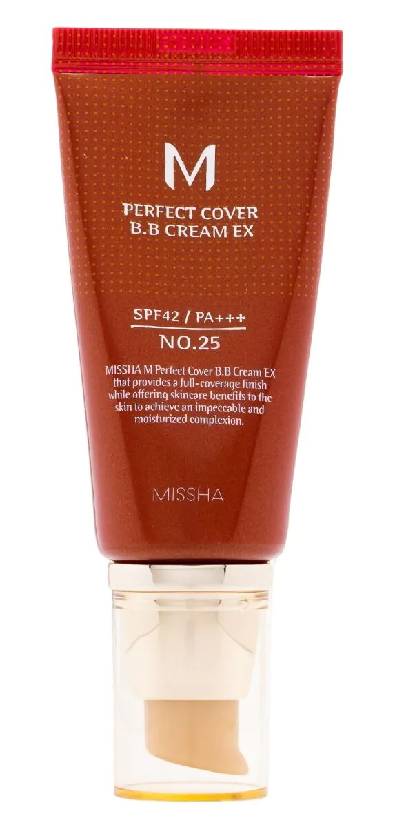 Missha M Perfect Cover Krem BB SPF 42 PA+++ Warm Beige No 25