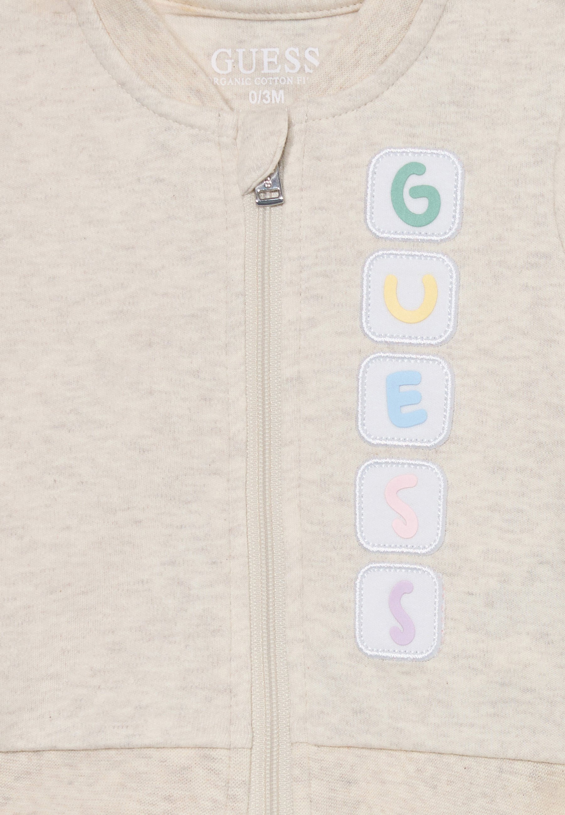 Completo Guess BABY ACTIVE PANTS UNISEX - Body - avena chiara