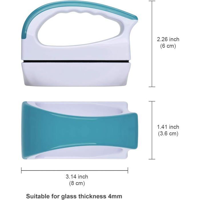Podazz Pulitore magnetico per vetri di acquario - Kit di pulizia con magnete galleggiante per acquario