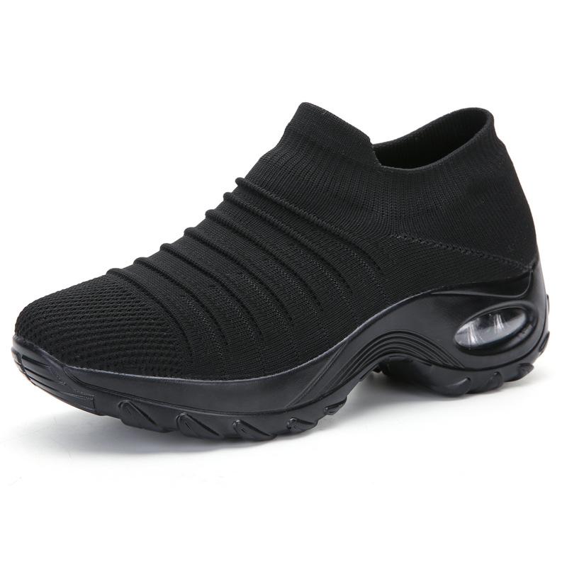 Femme Sneakers chaussures vulcanisées chaussettes Sneakers femme automne printemps Slip On Flat chaussures femme mocassins Walking Flat taille Plus