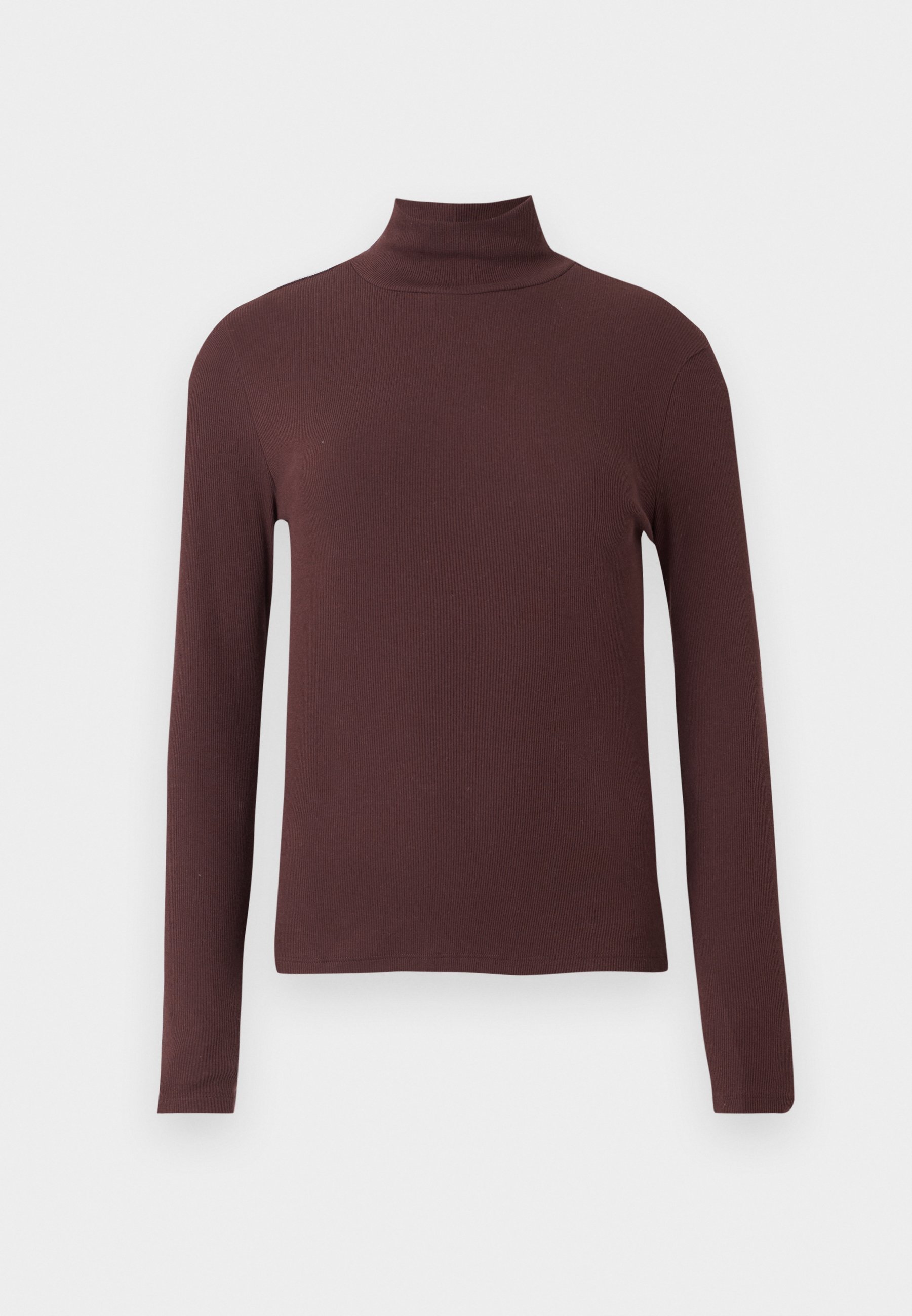 GAP T-shirt met geborstelde afwerking - Top met lange mouwen - chocoladereep