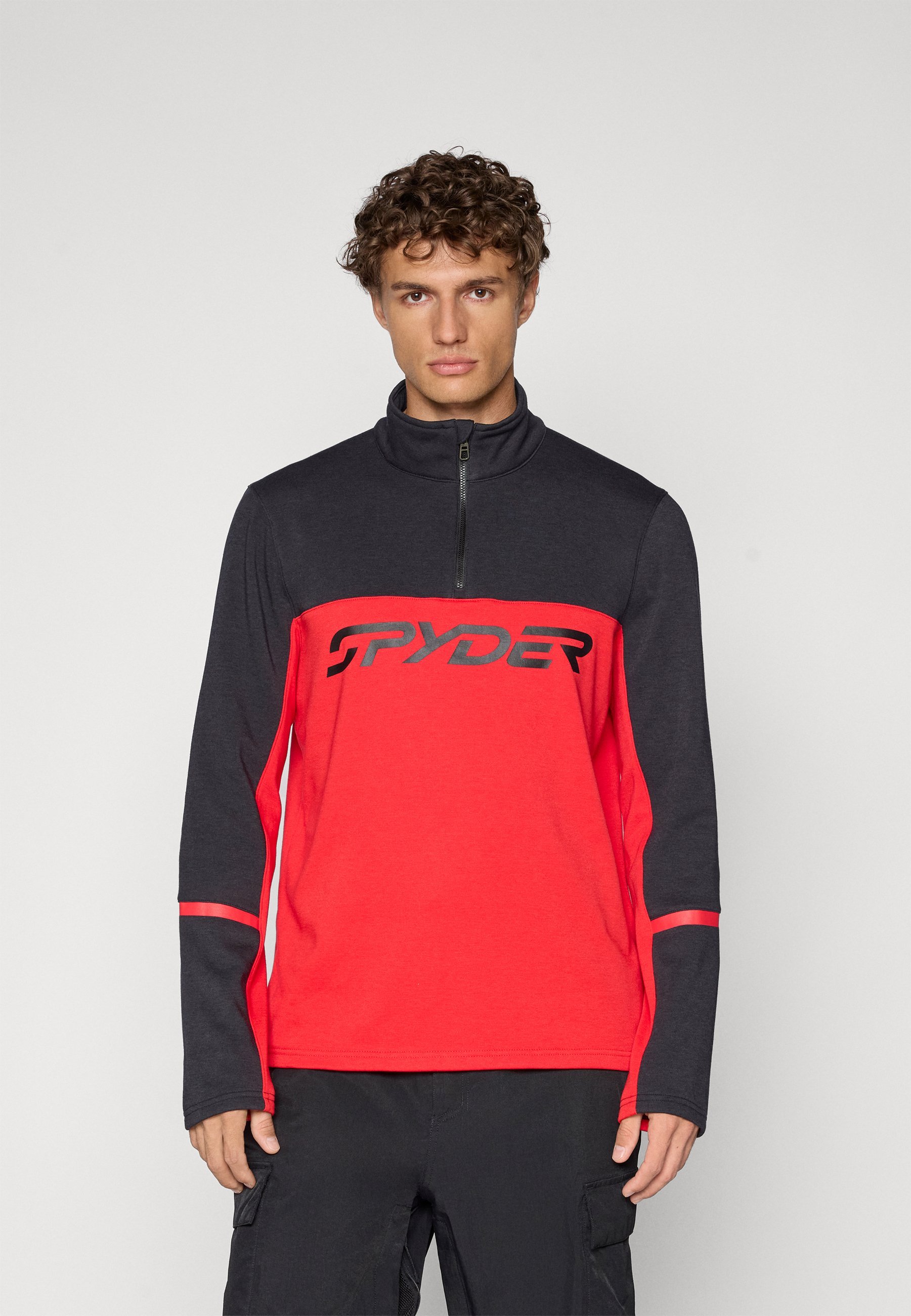 Sweat-shirt Spyder SPEED 1/2 ZIP - rouge
