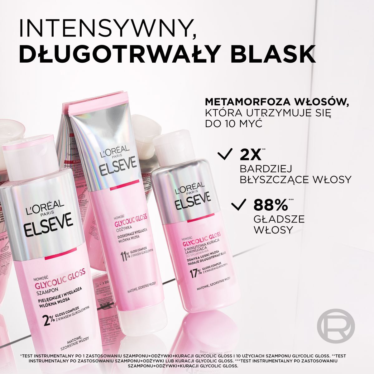 „L'Oréal Paris Elseve“ glikolinis blizgesys