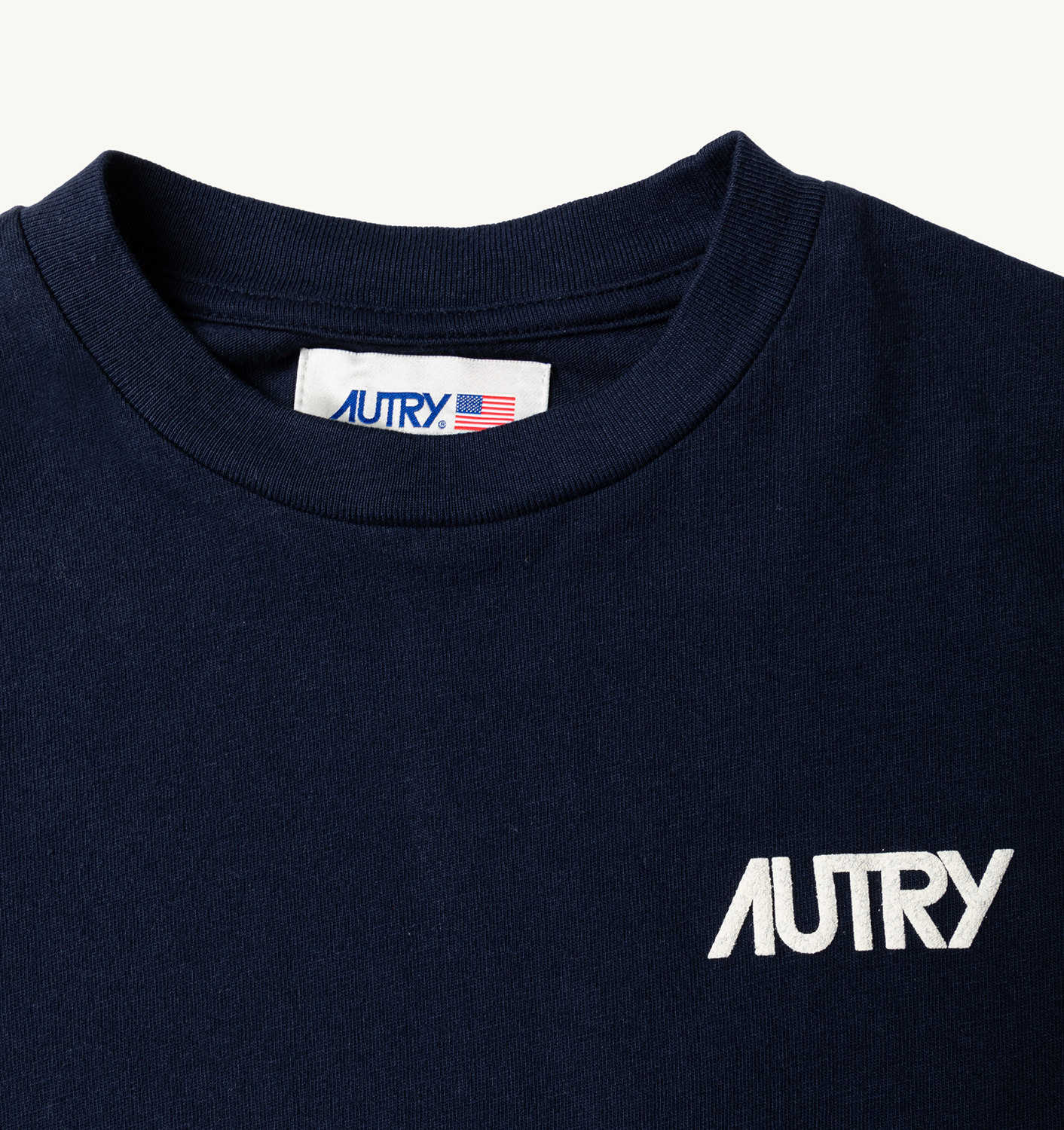Tricou albastru din jerseu de bumbac pentru copii