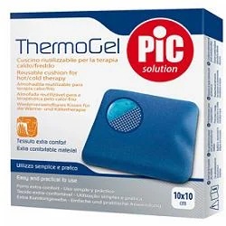 PIC Pic Thermogel-Stoffkissen für Wärme-/Kältetherapie, 10 x 10 cm, ideal für die ganze Familie