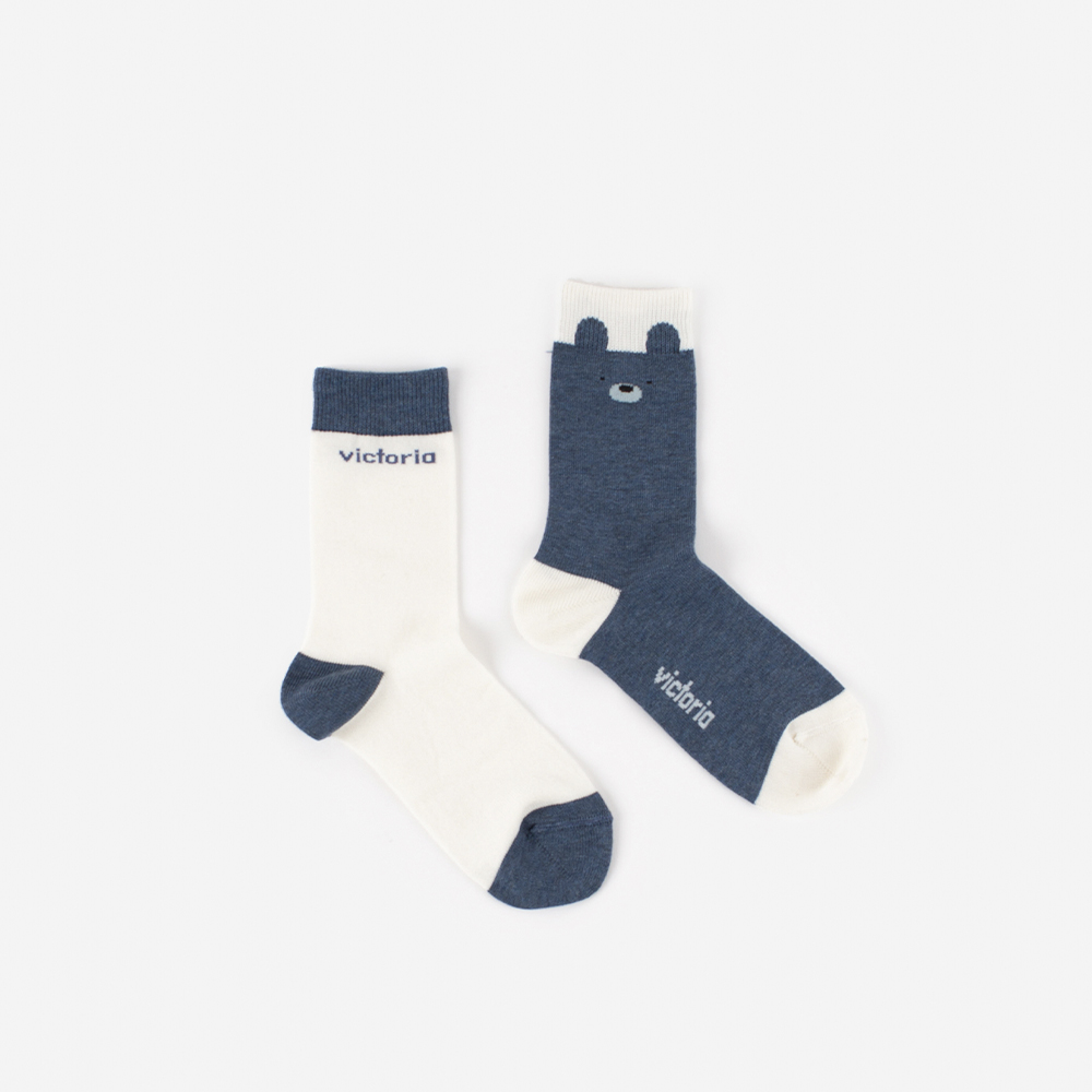 Meias de algodão até o joelho com estampas de animais da V. Things
