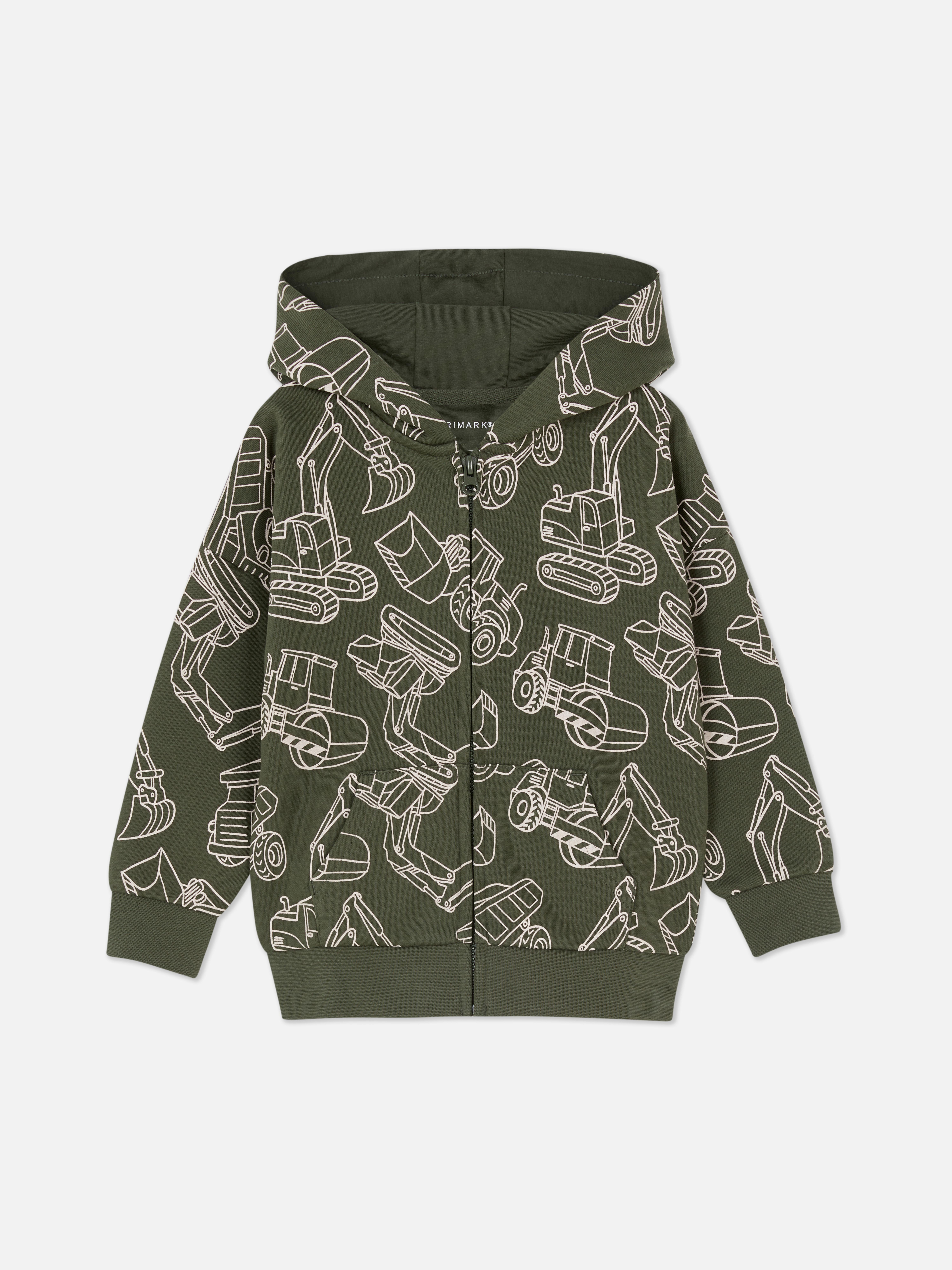 Passender Kapuzenpullover mit Reißverschluss und Print. Dieser Kapuzenpullover mit Reißverschluss verkörpert lässigen Stil vom Feinsten.