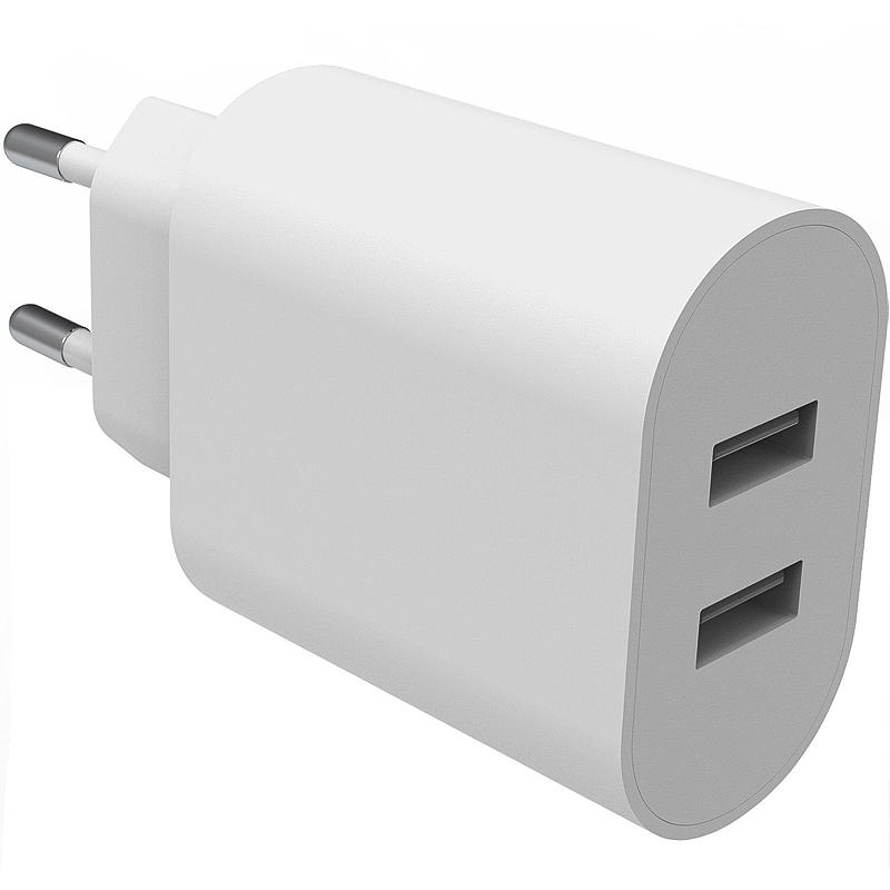 Smartline Wandladegerät Smartline 2 USB-A, 4,8 A, weiß