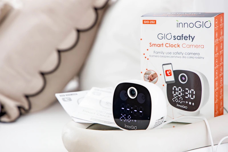 „innoGIO GIO“ išmanusis laikrodis su išmaniąja „Wi-Fi“ namų kamera