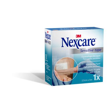 Nexcare-paperiteippi 2,5 cm herkälle iholle 1 kpl 1 kpl