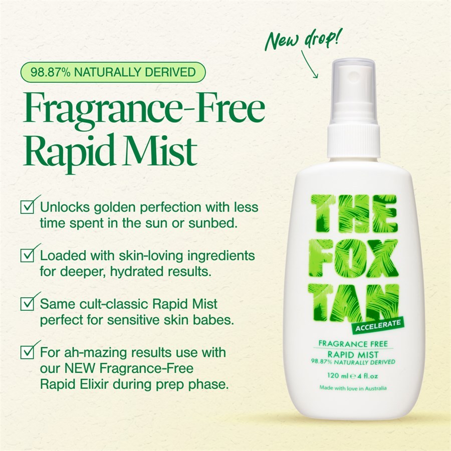 THE FOX TAN sprej za samotamnjenje, bez mirisa, sprej za brzo tamnjenje – 120 ml