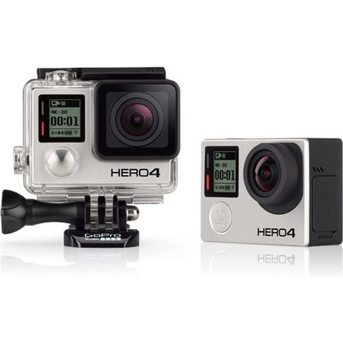 GoPro HERO4 Black Caméra sport Ultra HD 4K - 12 mégapixels - Etanche 40m - WiFi et Bluetooth