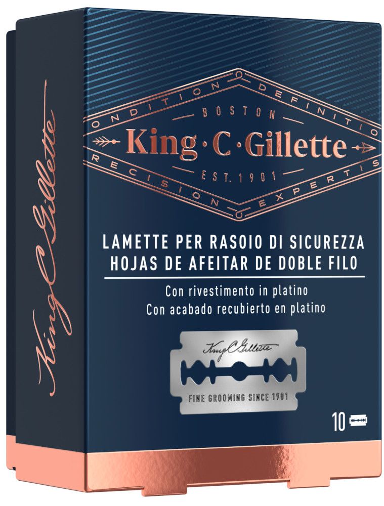 Gillette King C. britvice Double Edge Polnilniki in nadomestni deli