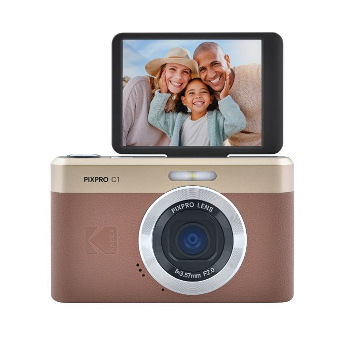 Kodak Pixpro C1 – Appareil Photo Numérique Ultra-Compact, 13MP, Zoom 4X, Écran LCD 2.8