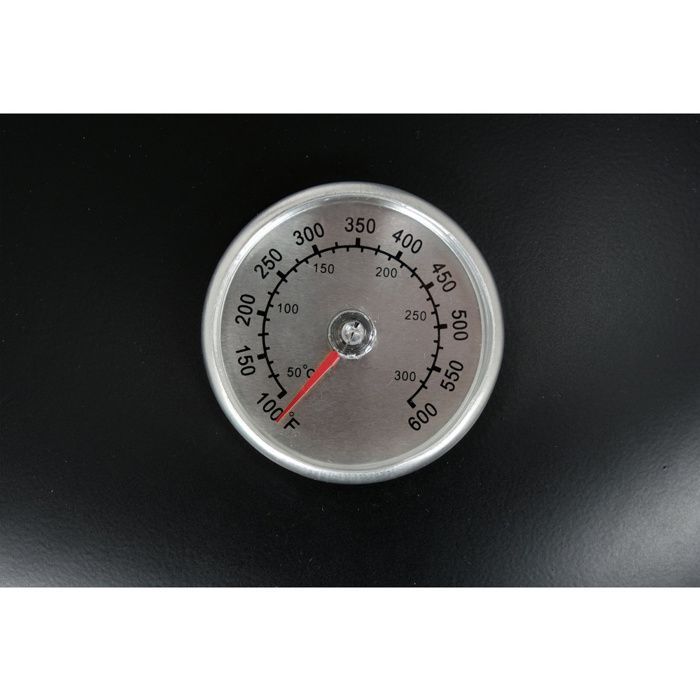 Fumoir rond en acier - Lund - 51x42x80 cm - Modèle W-99920 - Acier robuste - Utilisation extérieure - Facile à assembler
