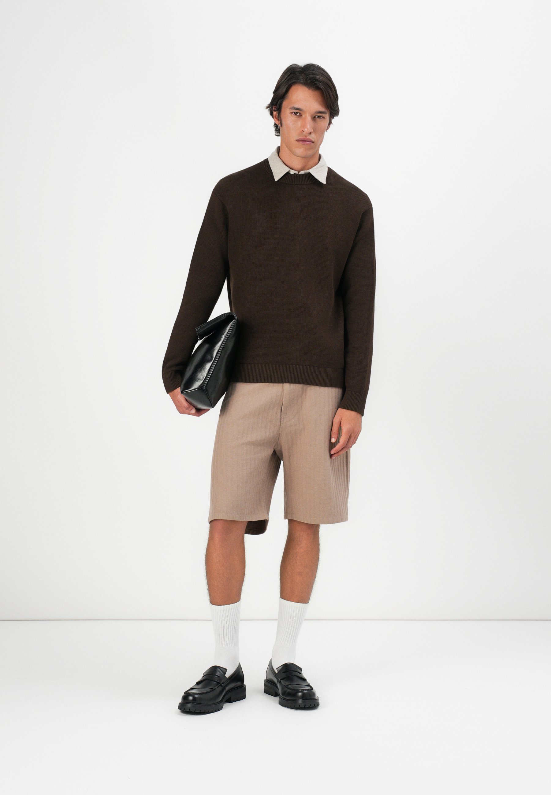 Selected Homme SLHDANE CREW NECK - Jumper - demitasse