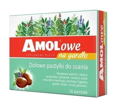 Amolowe Na Gardło, Pastylki do ssania
