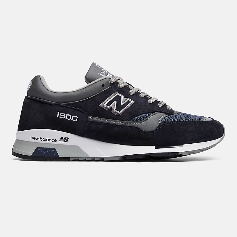 Unisex, gemaakt in het VK 1500 - Marineblauw met grijs en wit