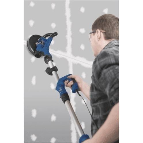 SCHEPPACH DS920X Telescopic Wall and Ceiling Sander - 210 mm - 710W (Supplied with 1 x 4m hose, 6 abrasive discs)