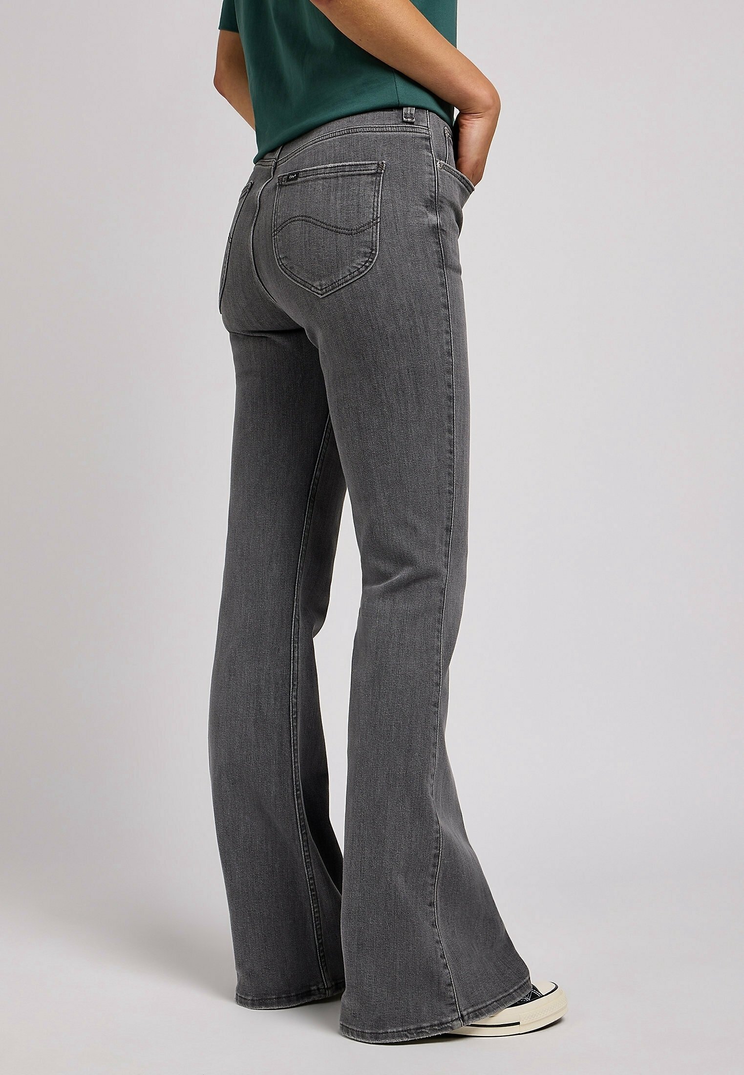 Lee flared jeans - grijze denim