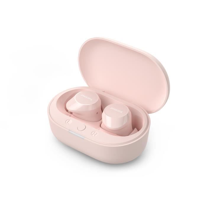 Auriculares inalámbricos - PHILIPS - TAT1209PK - Rosa - Micrófono integrado - Ergonómicos