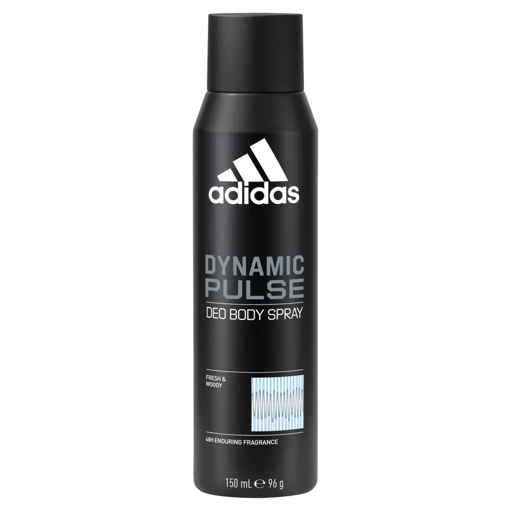 Adidas Body Spray Dynamic Pulse Dezodorant dla mężczyzn, 150 ml