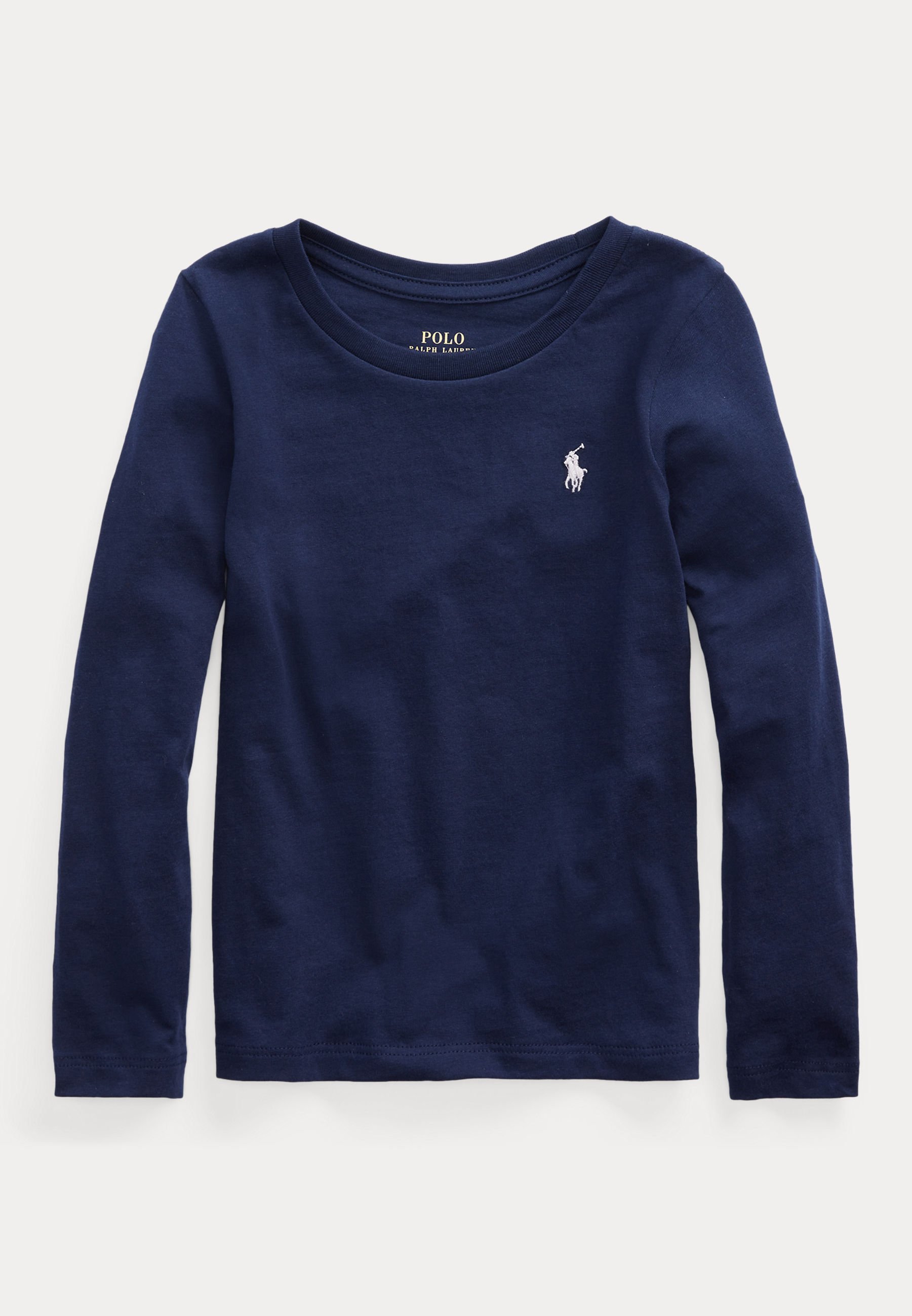 Polo Ralph Lauren katoenen jersey T-shirt - Top met lange mouwen - Newport Navy