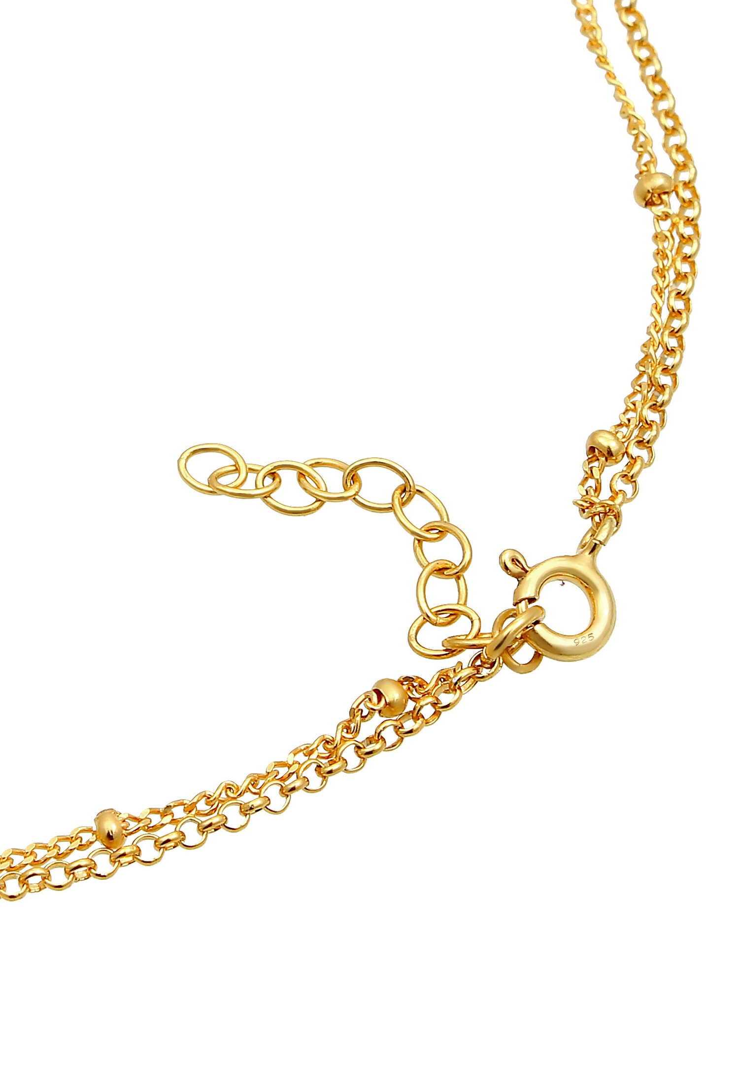 Elli de Cheville Maritime Pendentif Coquillage Kauri Bracelet Femme - Argent (925/1000)