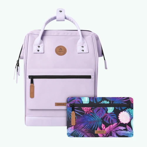 Cabaia Adventurer Medium Jaipur Rucksack, Lila