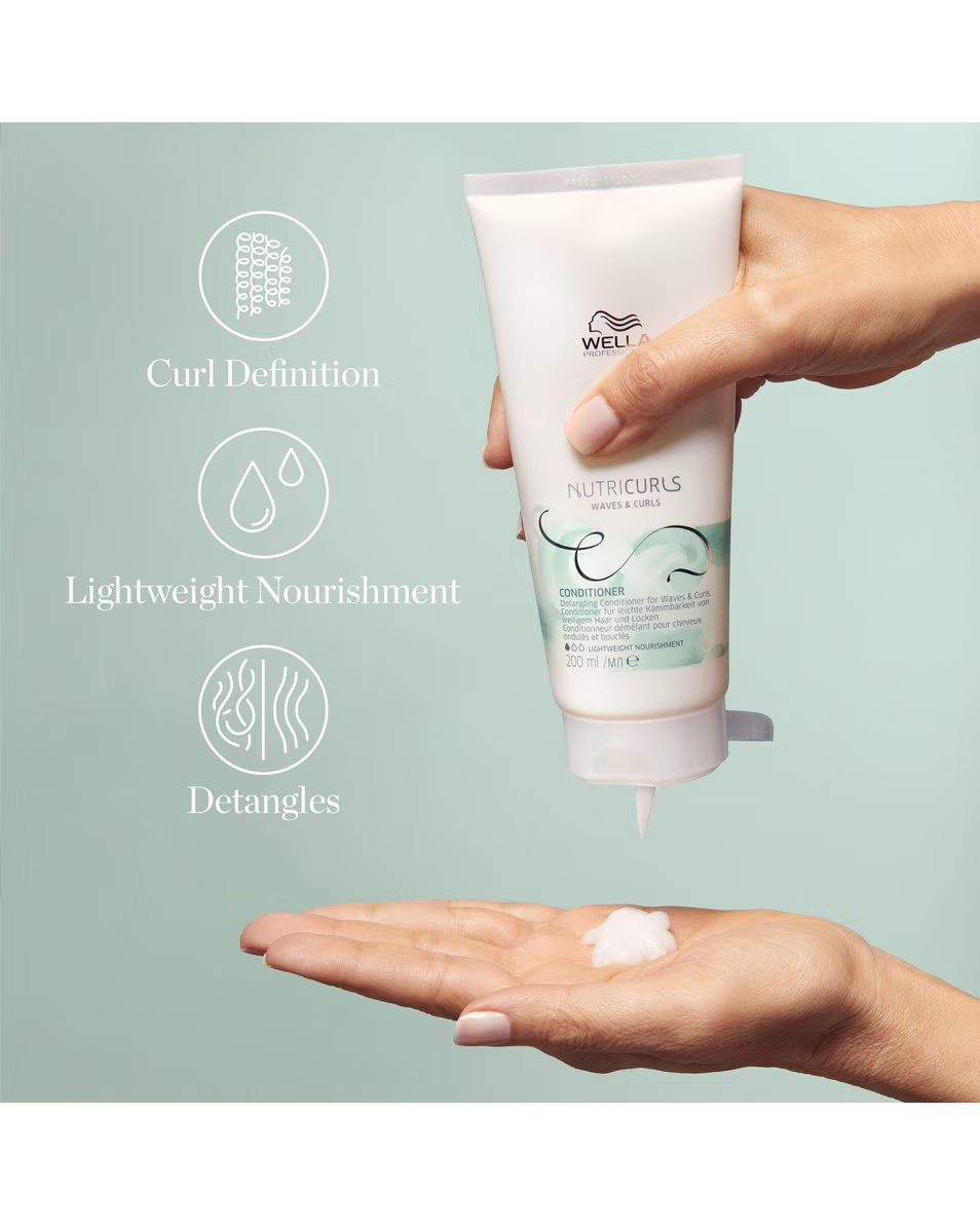 WELLA PROFESSIONALS Nutricurls Μαλακτική Κρέμα Ξεμπερδέματος για Κυματιστά Μαλλιά & Μπούκλες