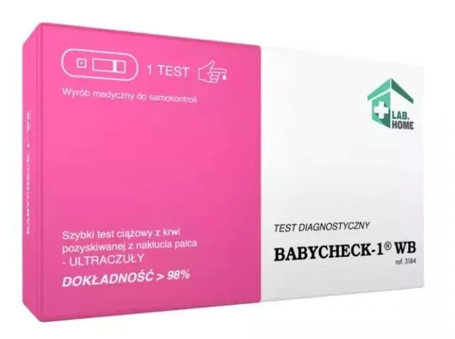 LabHome BabyCheck-1 WB, Test ciążowy z krwi