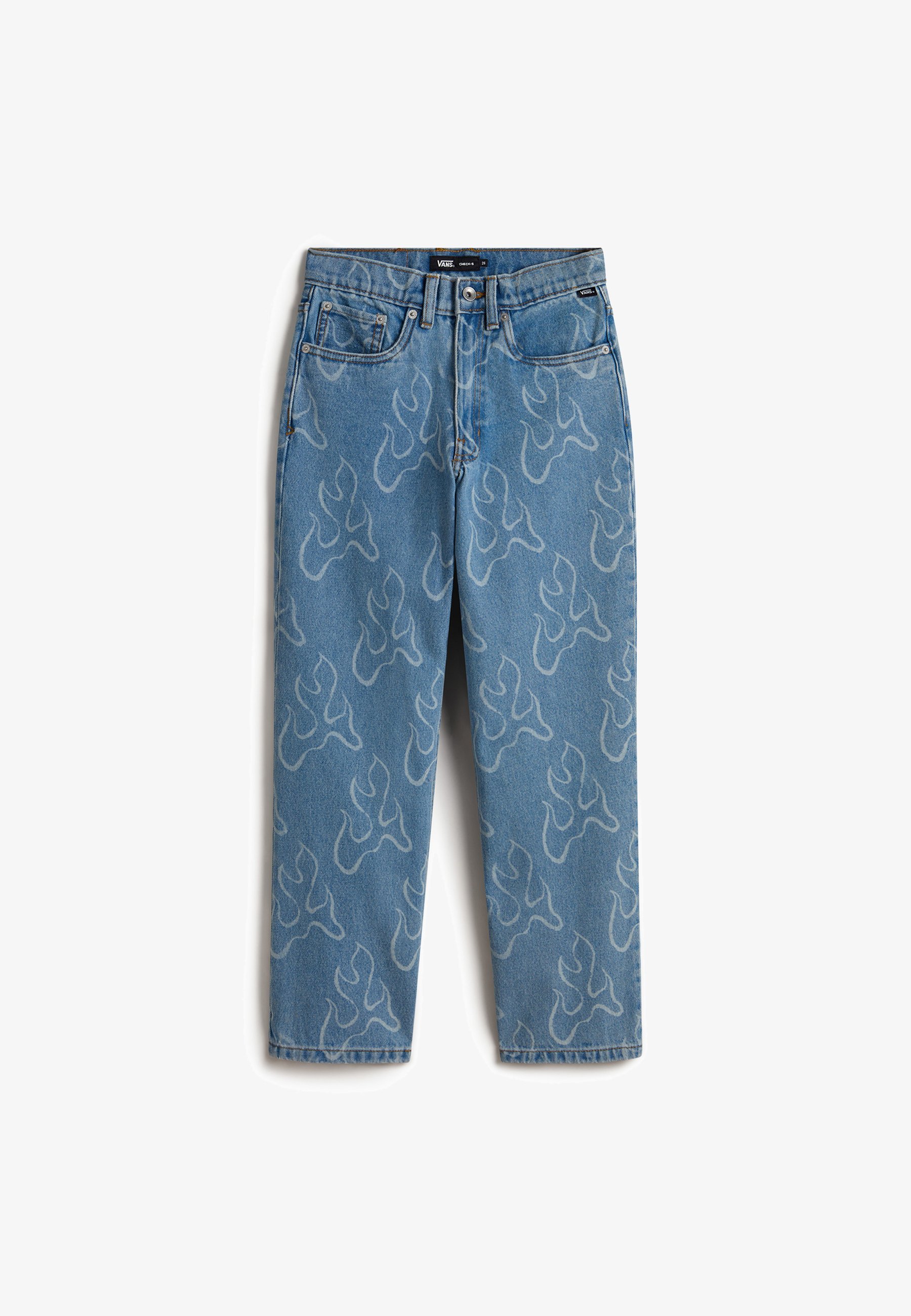 Vans CHECK-5 BLAZE LOOSE FIT - Rechte jeans - stonewash blauw