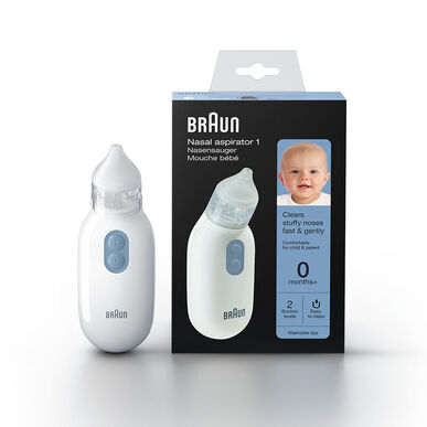 Aspirador nasal eléctrico Braun para bebés BNA-100EU 1 unidad 1 unidad