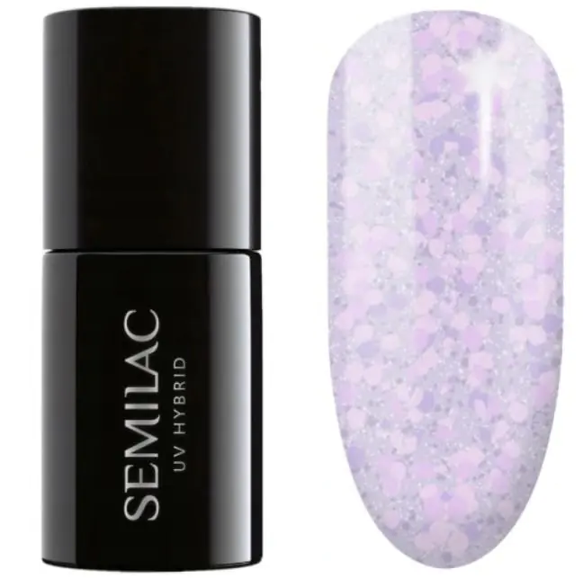 Semilac UV Hybrid Lakier hybrydowy, 492 Icy Lavender Bliss