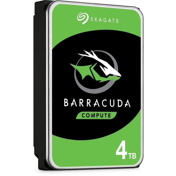 SEAGATE - Disco rigido interno HDD - BarraCuda - 4TB - 5400 RPM - 3,5