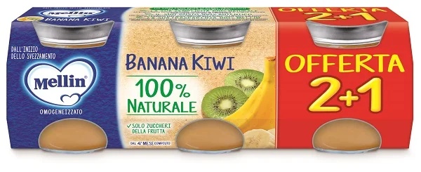 MELLIN Mellin Omog Plátano Kiwi 3uds