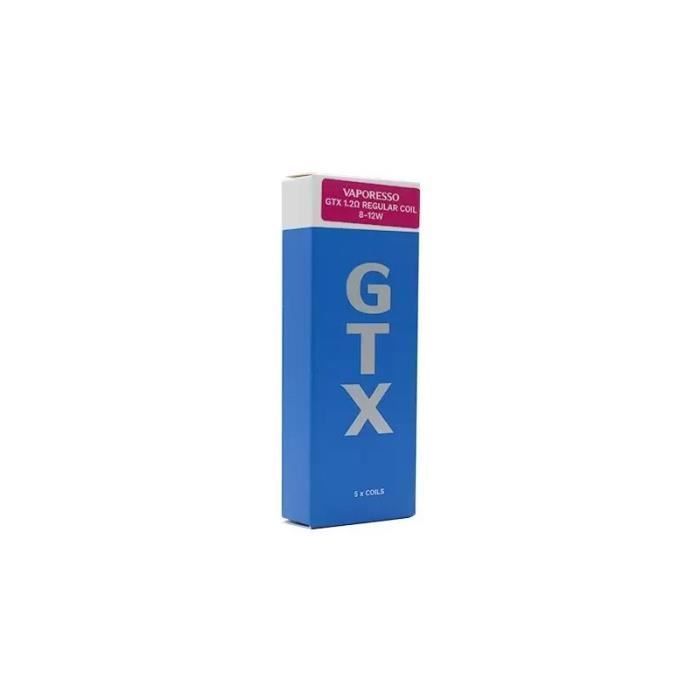 VAPORESSO - 5pcs Résistances VAPORESSO GTX Regular Coil 1.2ohm