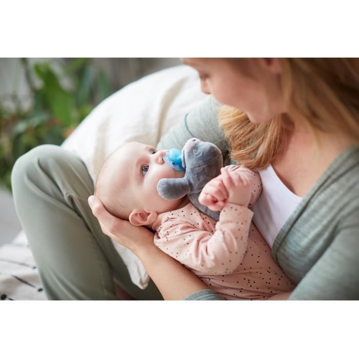 PHILIPS AVENT Ultraweicher Plüschschnuller 0-6 Monate mit Siegelverschluss