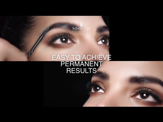 Schwarzkopf Brow Tint tmavě hnědá permanentní barva na obočí