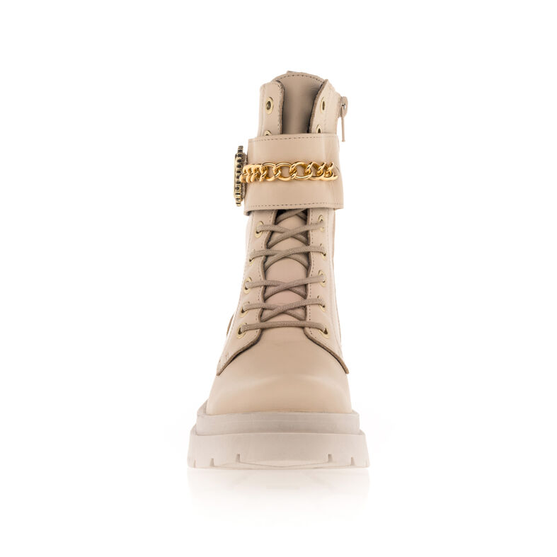 Beige dameslaarzen / enkellaarzen