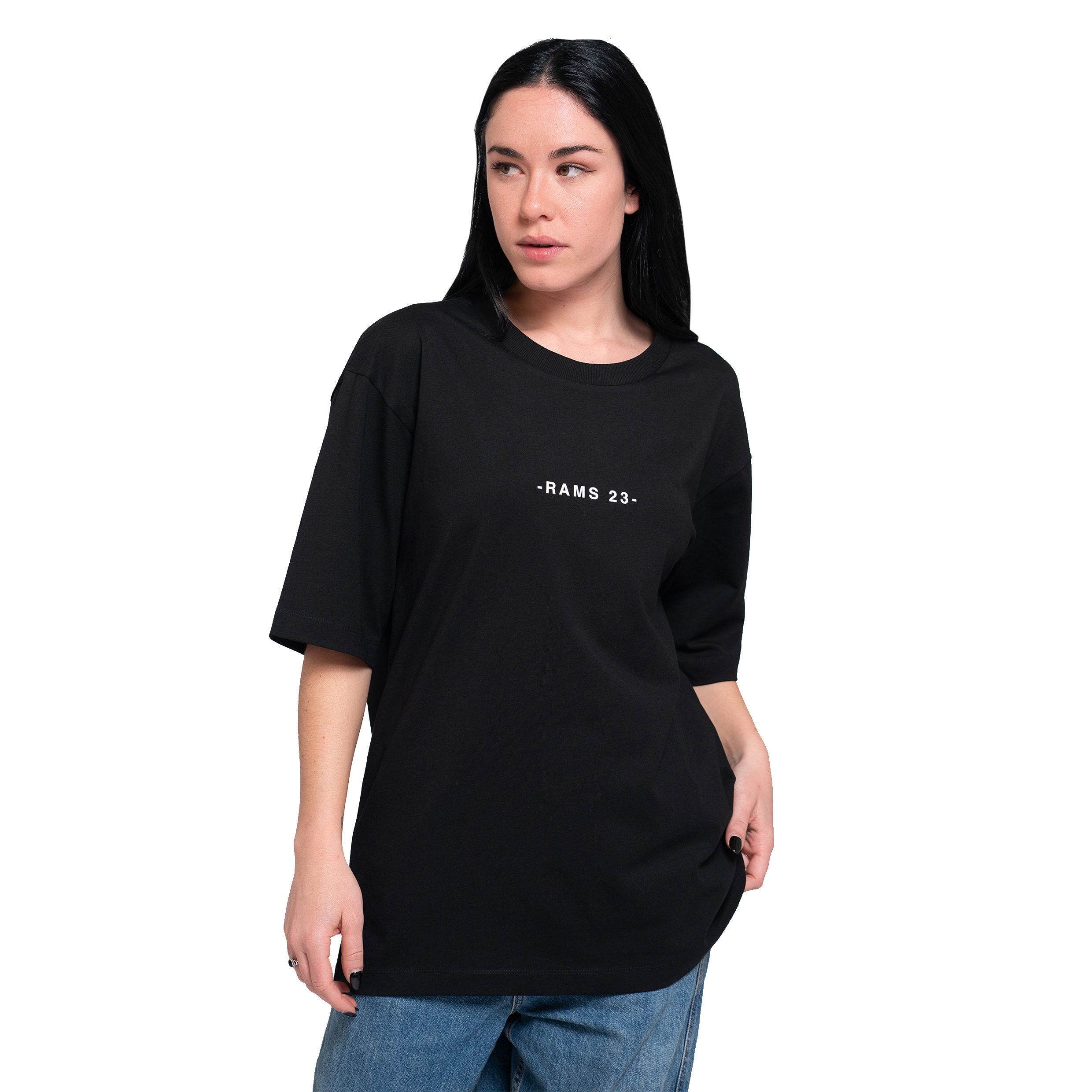 Oversized Camiseta Rams 23 Twenty Three Mangas