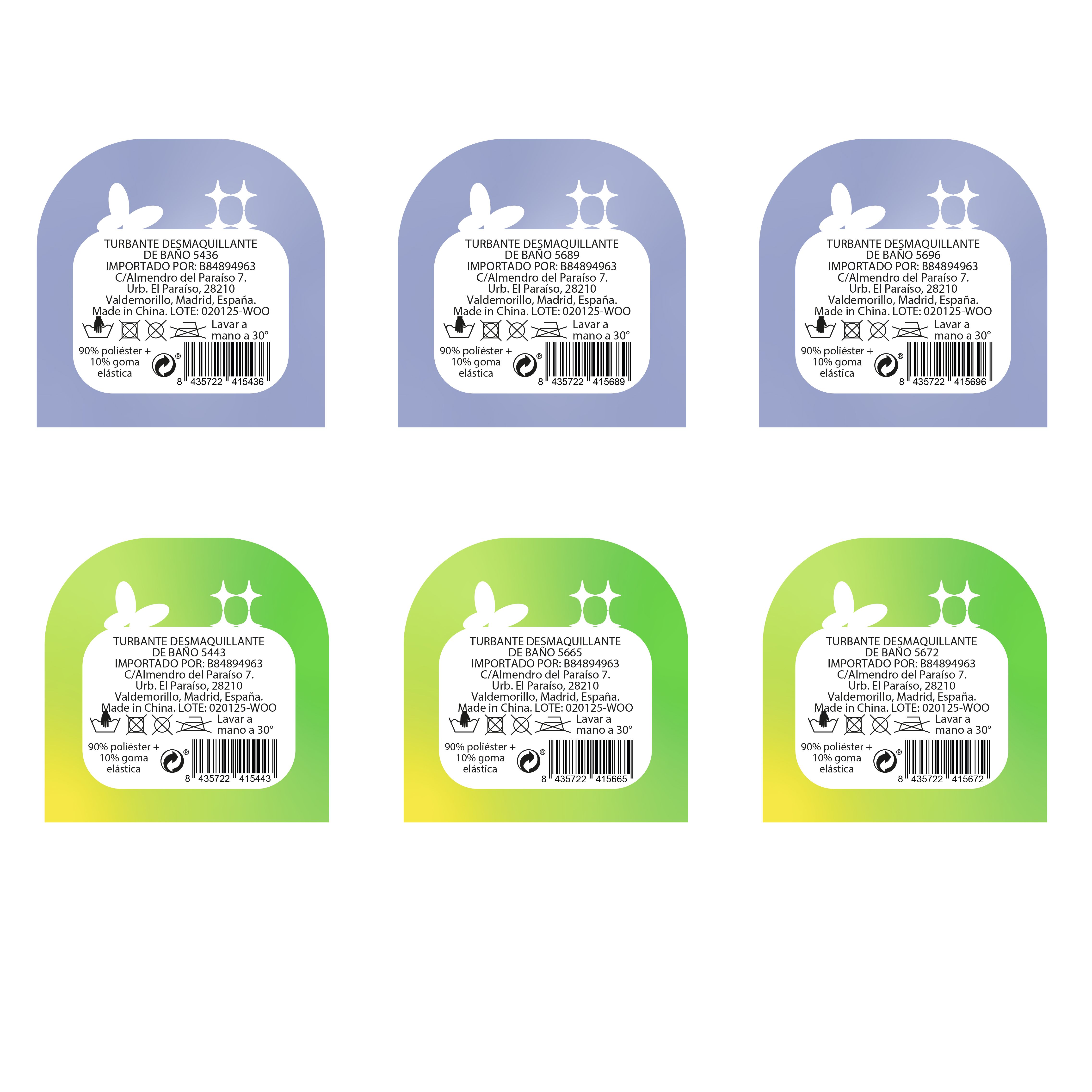 Vannas turbāns ar punktiņiem un bantīti Matu veidošanas līdzekļi