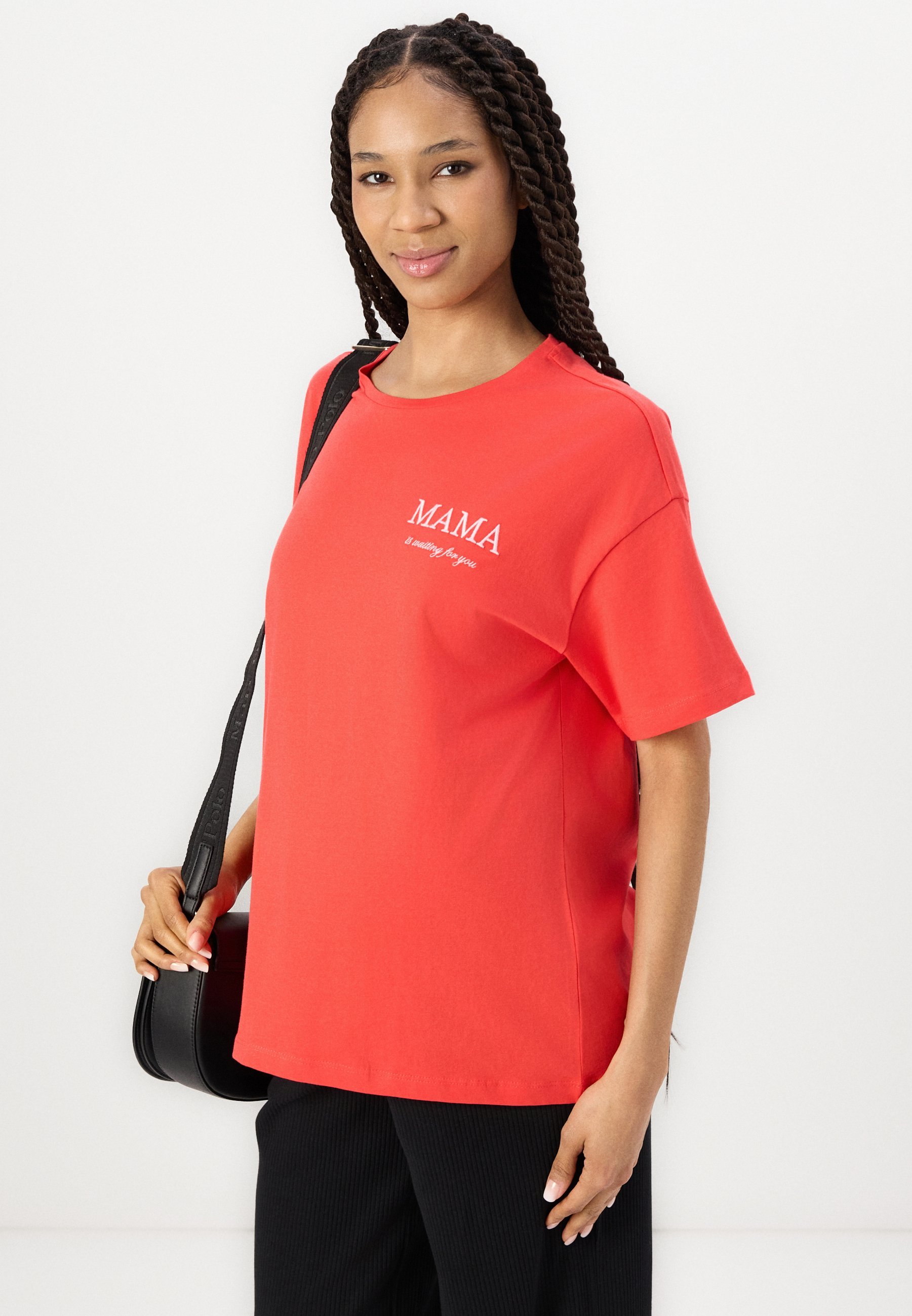 MAMALICIOUS MLFERIDA - T-shirt met print - bitterzoet