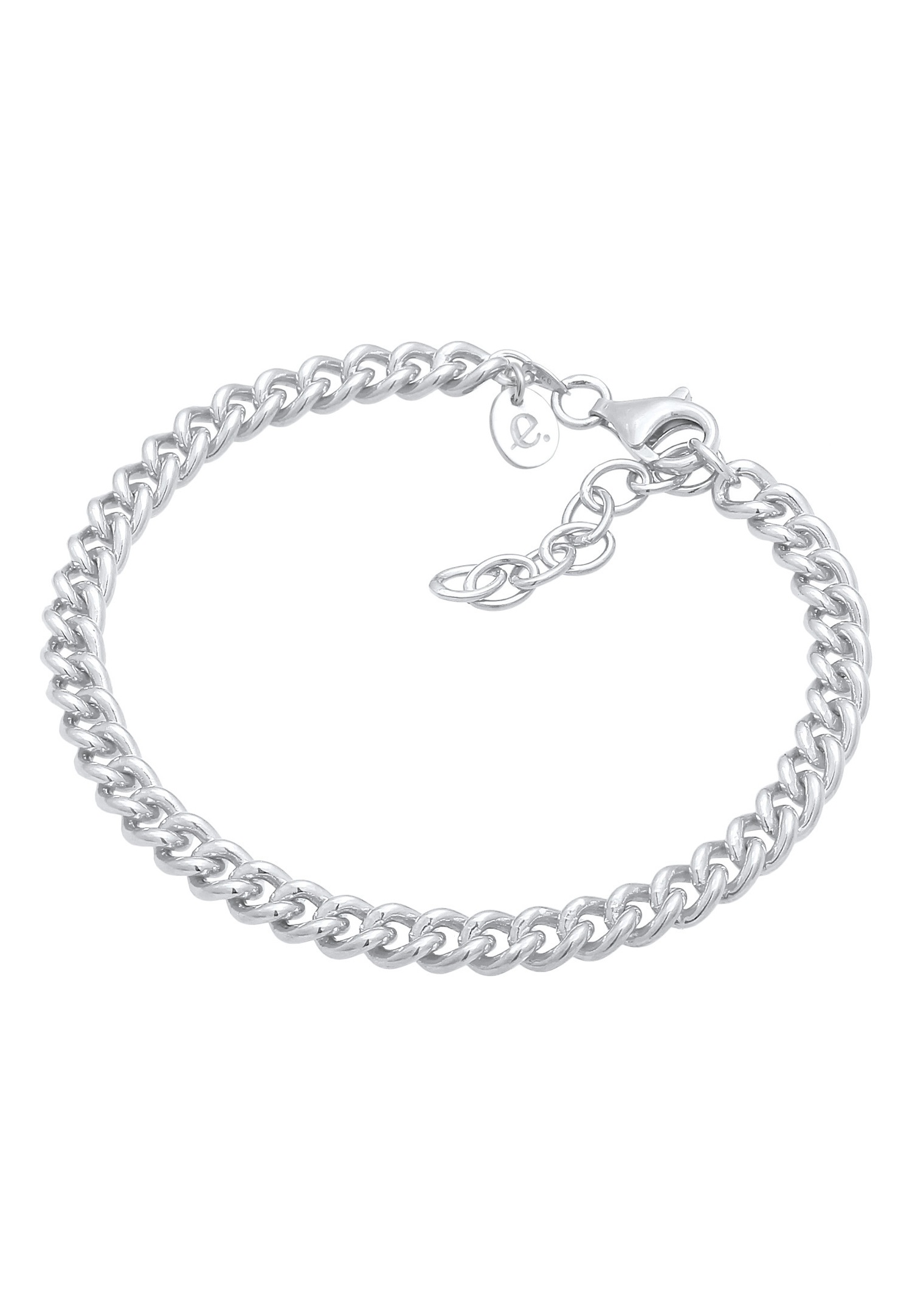 Elli PREMIUM Femmes de base massif en argent sterling 925 rhodié