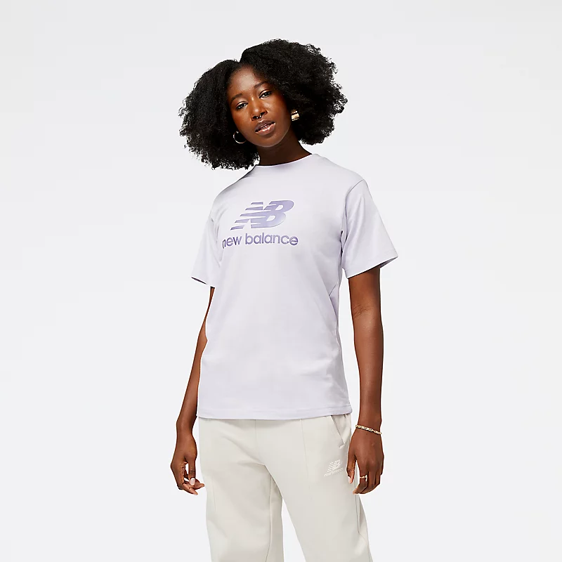 Damen-Leichtathletik-T-Shirt mit Perlenmuster - GRAU-LILA